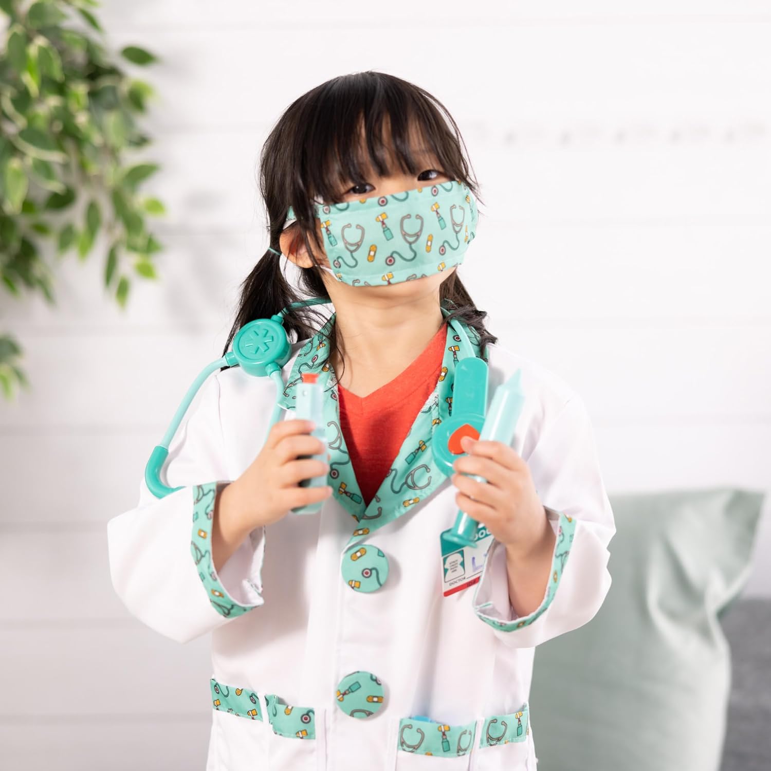 Thumbnail 4 de Melissa & Doug Costume da Dottore 3+ ðŸŽ