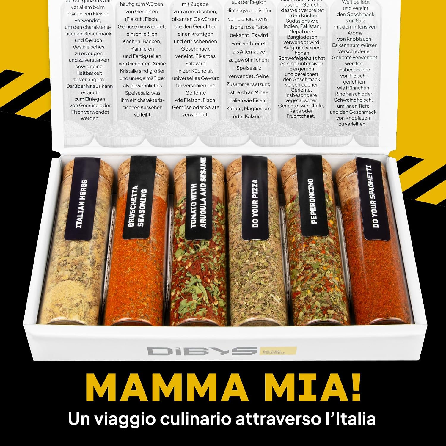 Detalle 2 de DIBYS MAMMA MIA! Set di spezie 6 miscele 🍽