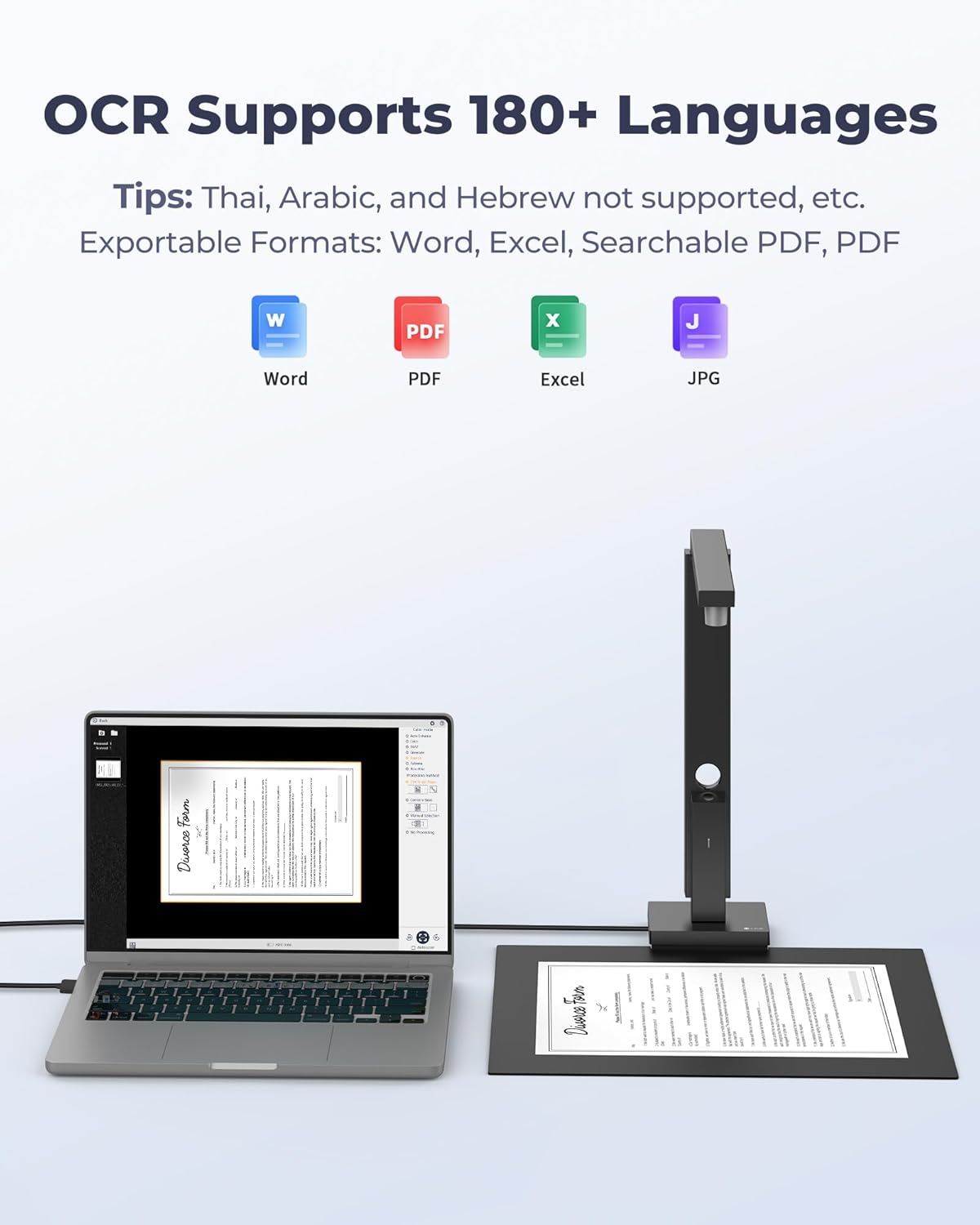 Thumbnail 4 de CZUR Lens 800 Pro scanner documenti A4 8 MP