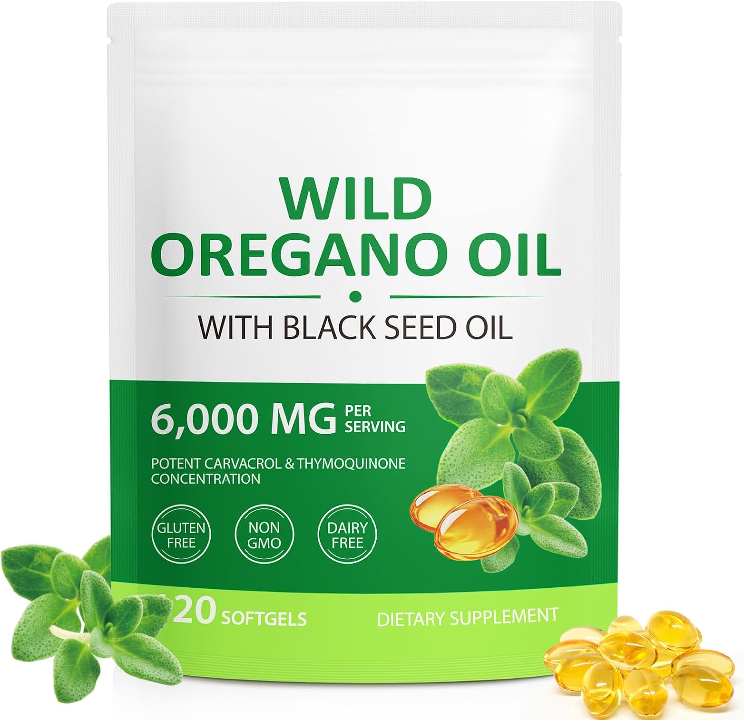 Detalle de Huile d’origan 120P – huile d’origan pour l’aromathérapie et les usages maison