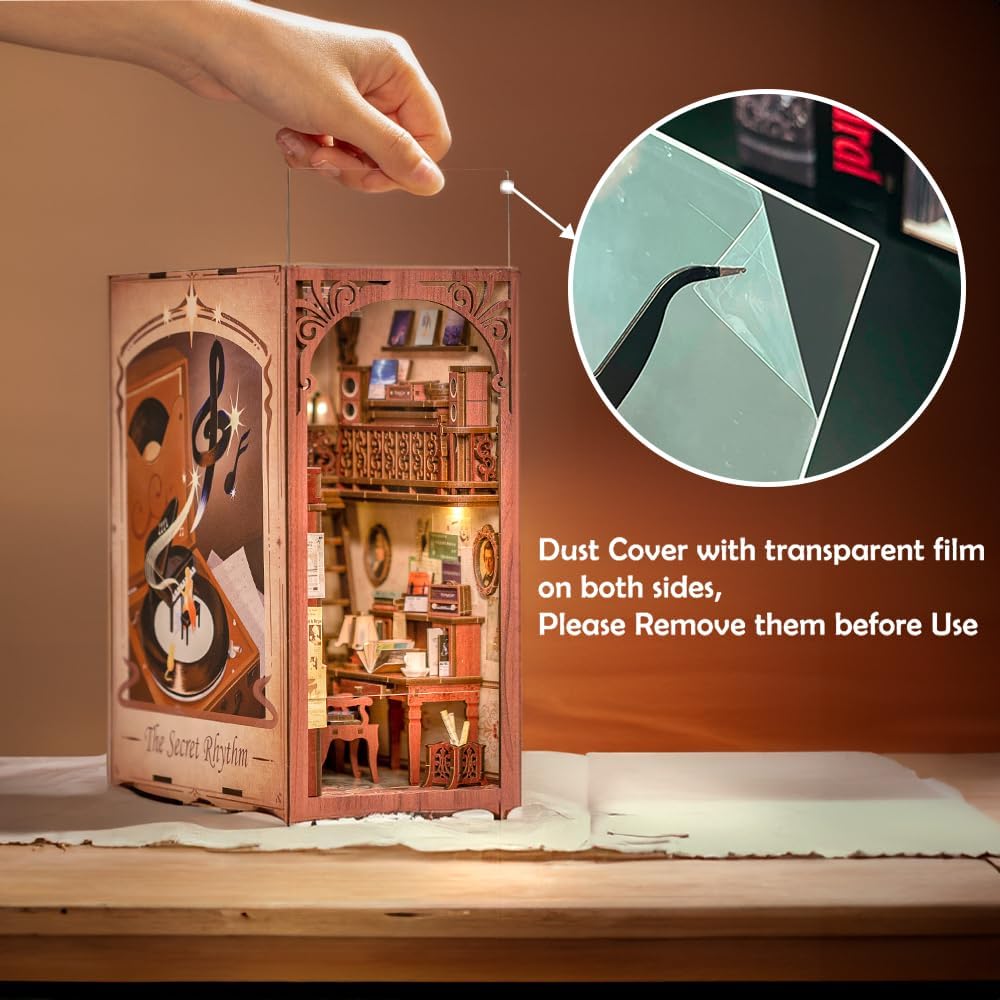 Detalle 2 de Cutefun Book Nook Kit 3D miniature book nook