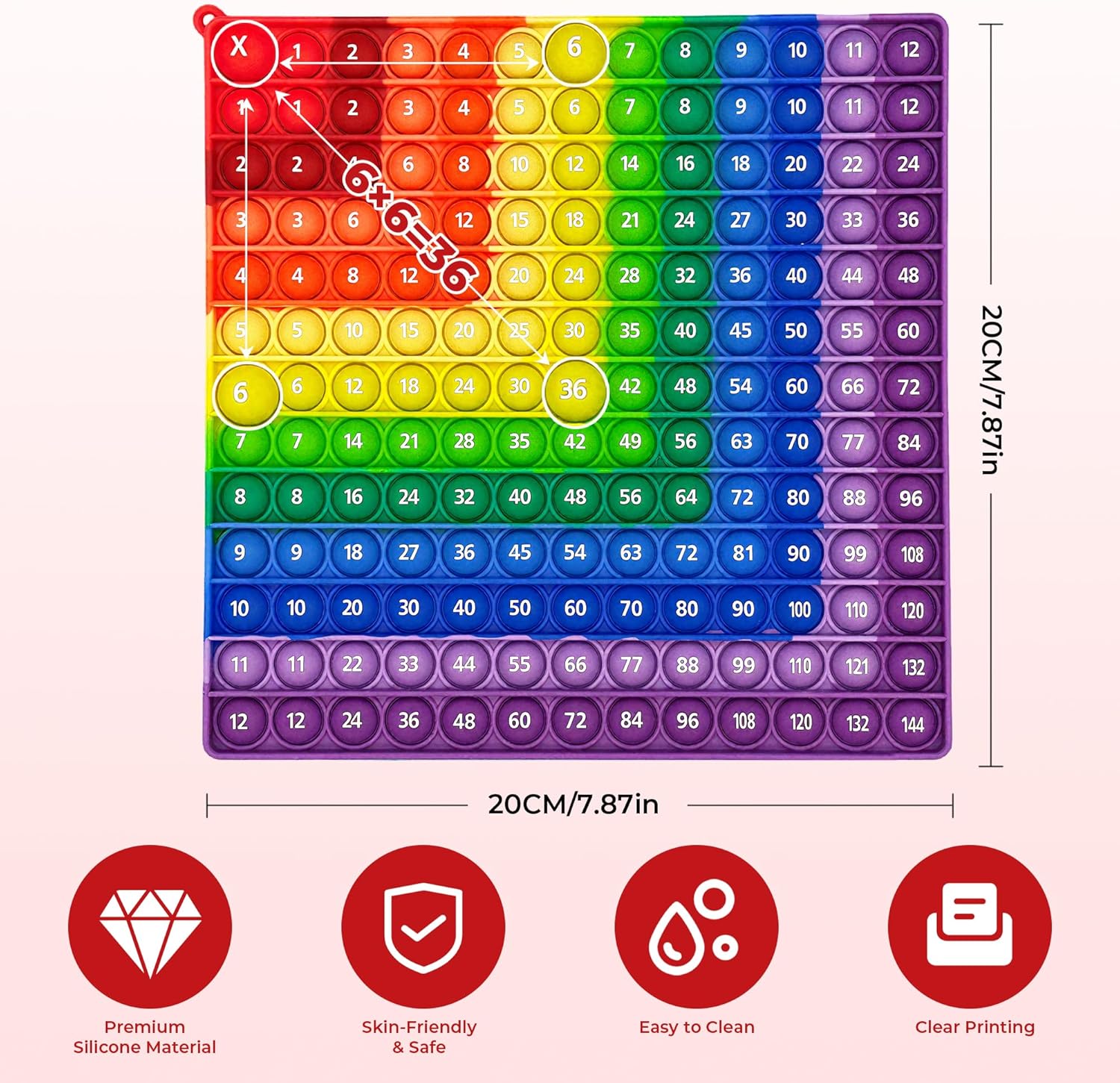 Detalle 2 de Briocht Multiplication Pop 12x12 Toy