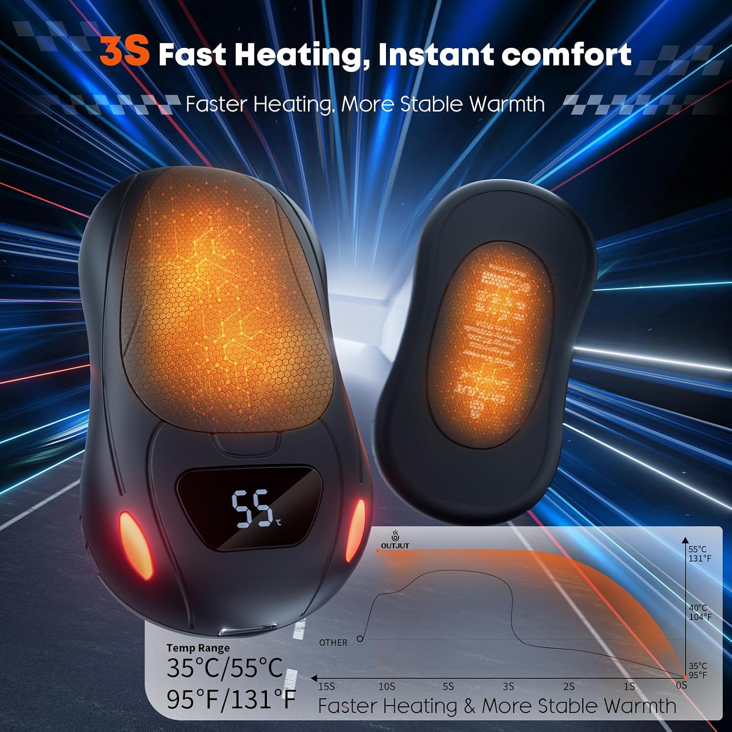 Thumbnail 5 de OUTJUT Hand Warmers 12,000 mAh rechargeable pack