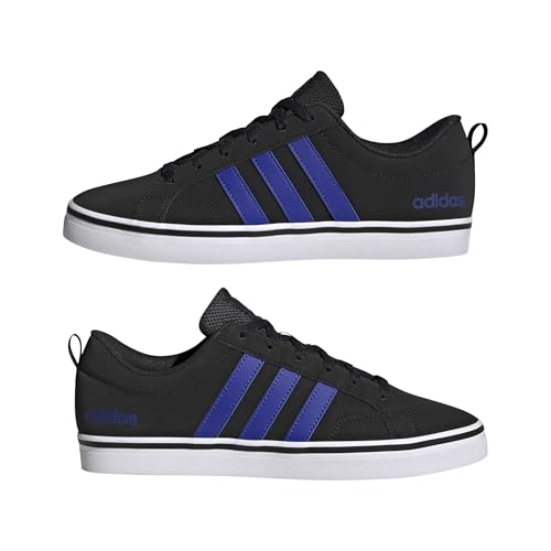 Detalle de adidas Hombre Vs Pace 2.0 Shoes – Core Black / Lucid Blue / Cloud White, talla 44 2/3 EU