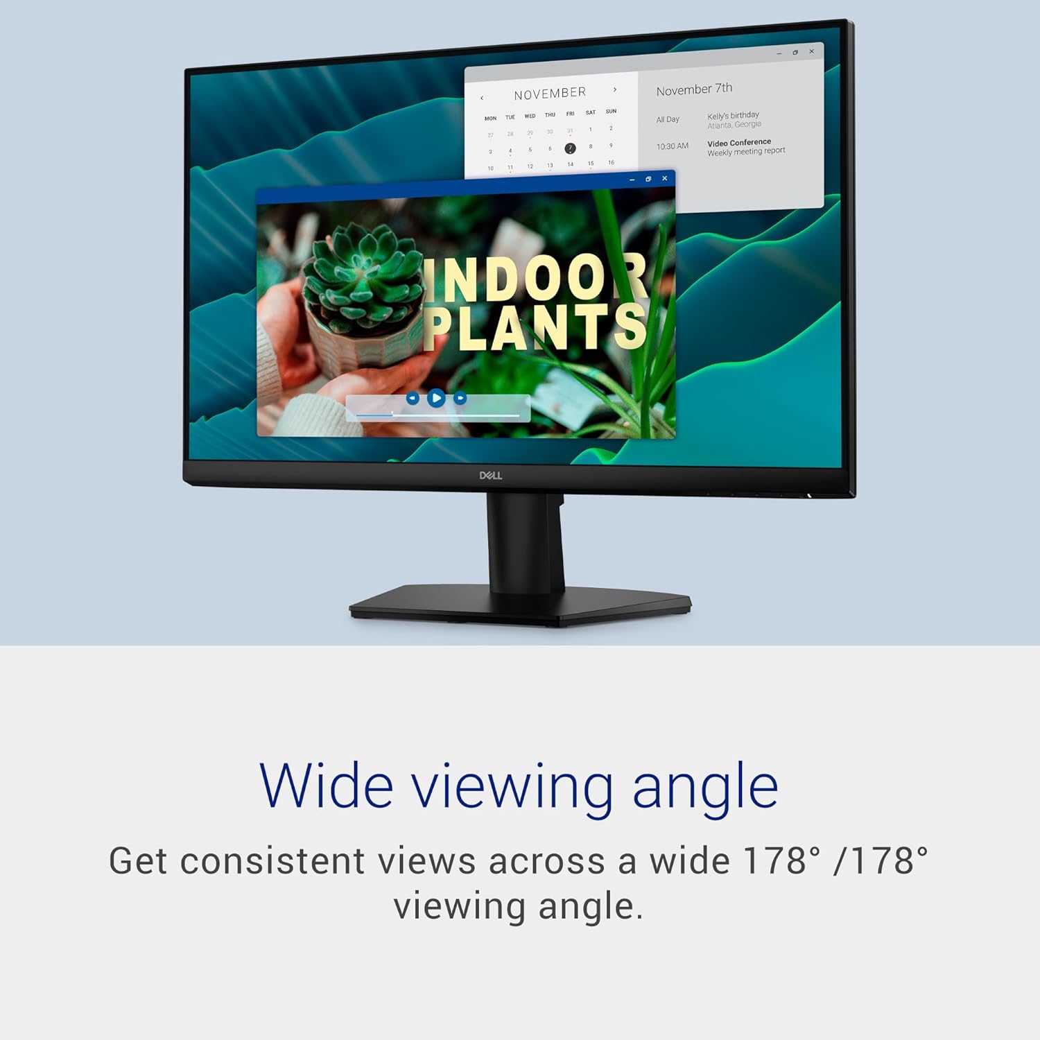 Thumbnail 3 de Dell 24 Monitor SE2426H: 23.8-inch FHD with 144Hz IPS, FreeSync, and slim bezels