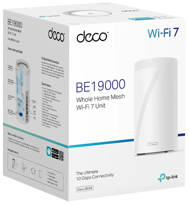 Thumbnail 22 de TP-Link Deco BE85 3er-Pack – Mesh-WLAN mit Wi‑Fi 7 für mehr Abdeckung auf mehreren Etagen