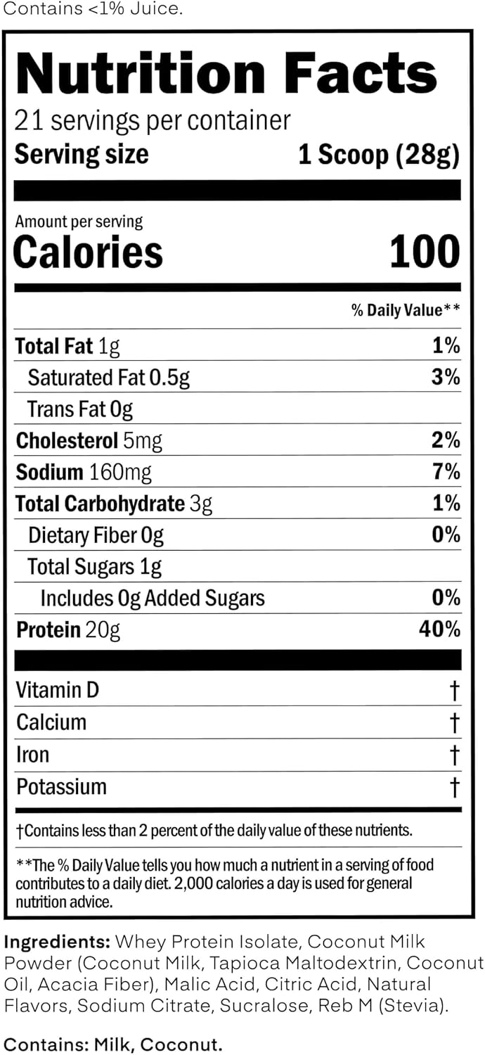 Thumbnail 2 de Oath Clear Whey Isolate Protein Powder, 21 Servings