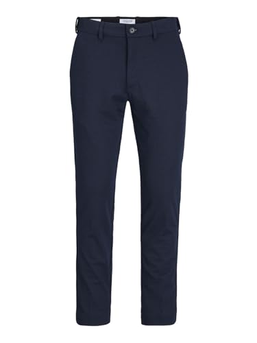 Detalle de JACK & JONES Jjimarco Jjbowie Sa Navy Blazer: pantalón hombre en color marino 36W/36L