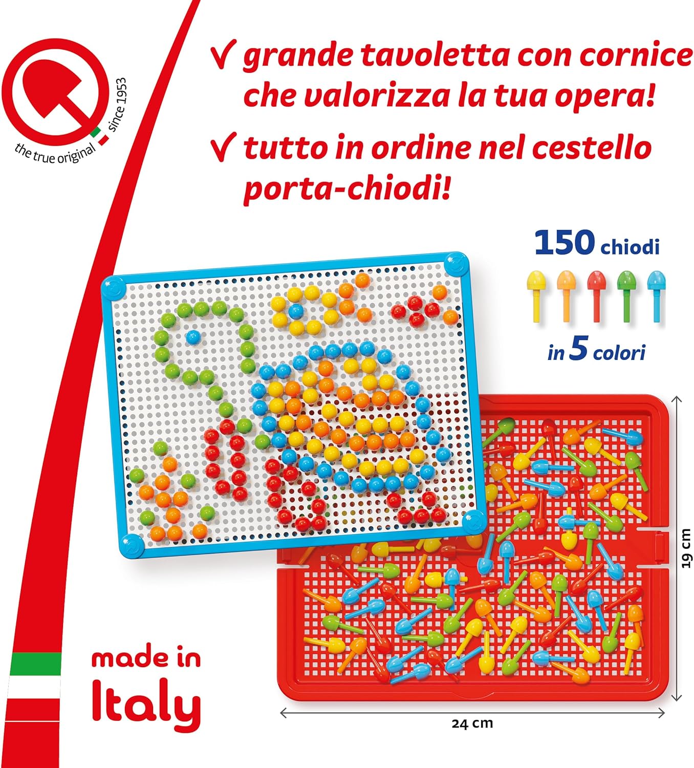 Thumbnail 3 de Quercetti FantaColor Tab 150: Chiodini per Bambini 3–6 Anni