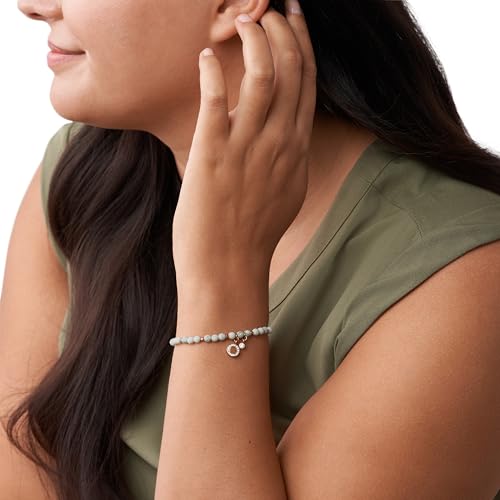 Thumbnail 1 de Fossil Armband Für Frauen Wellness – Innenlänge 165 mm, Weißes Halbedelsteinarmband JA6934791