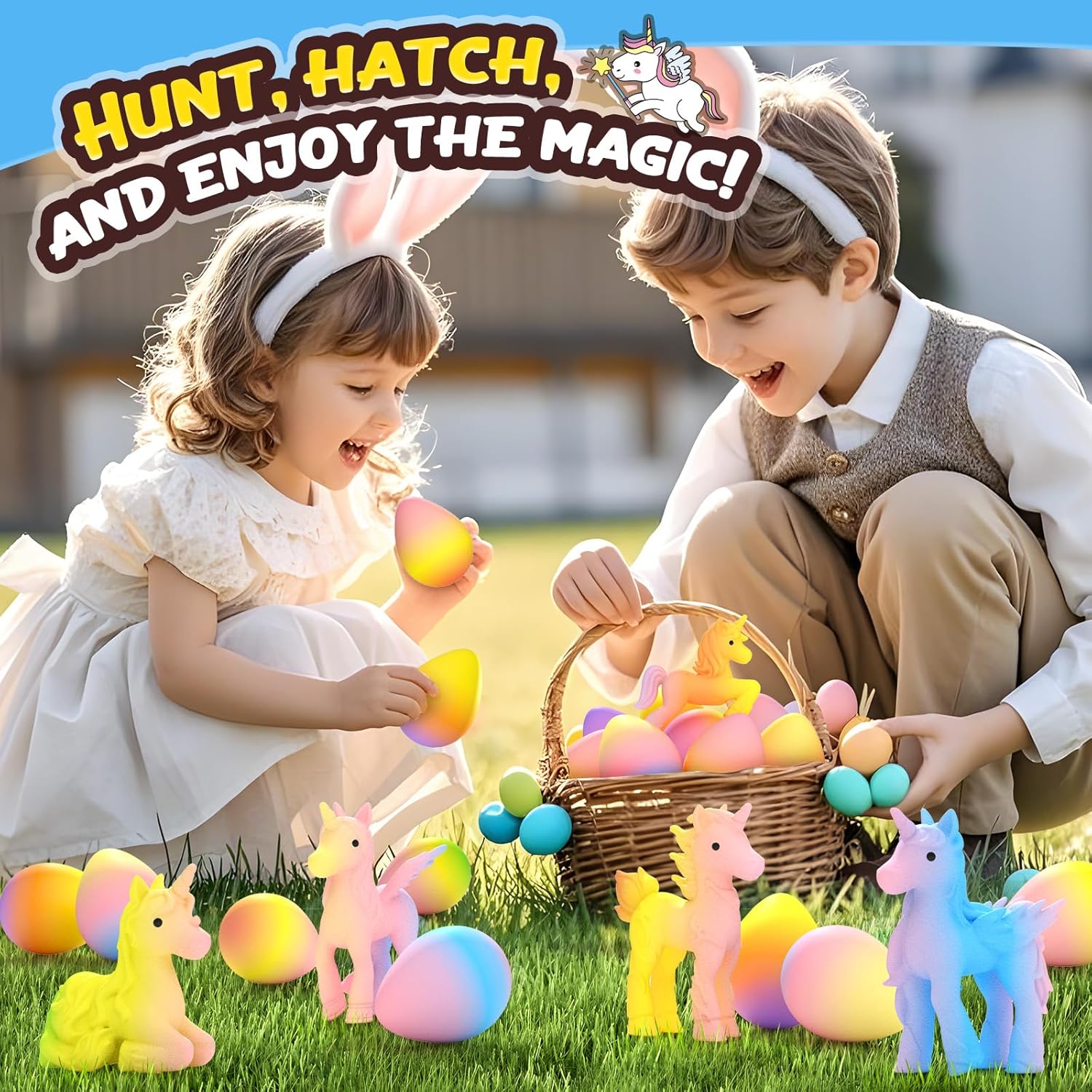 Thumbnail 4 de Unicorn Hatching Rainbow Eggs for Kids 6 Pack 🧩