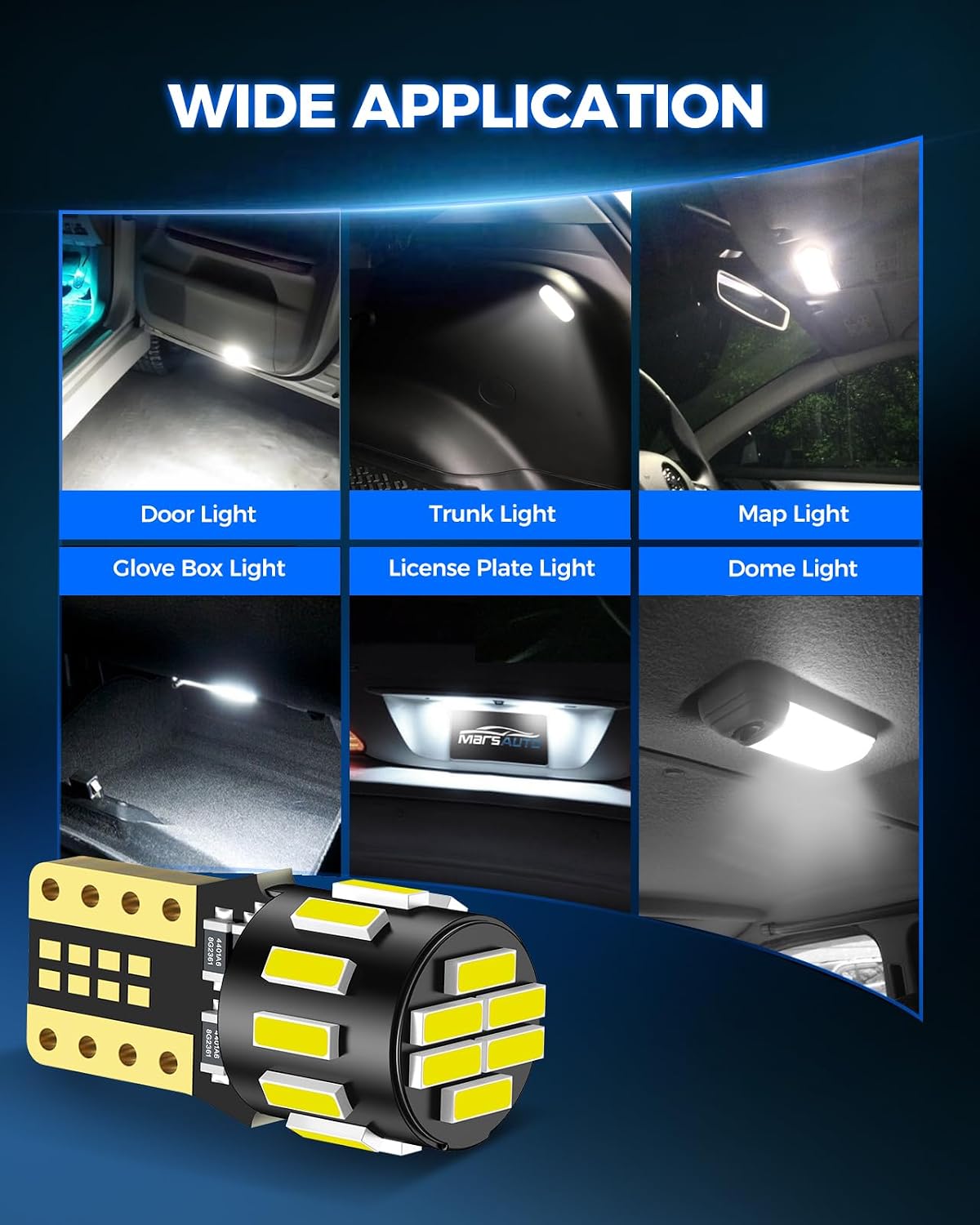 Detalle 2 de Marsauto 194 LED Bulb 10-pack