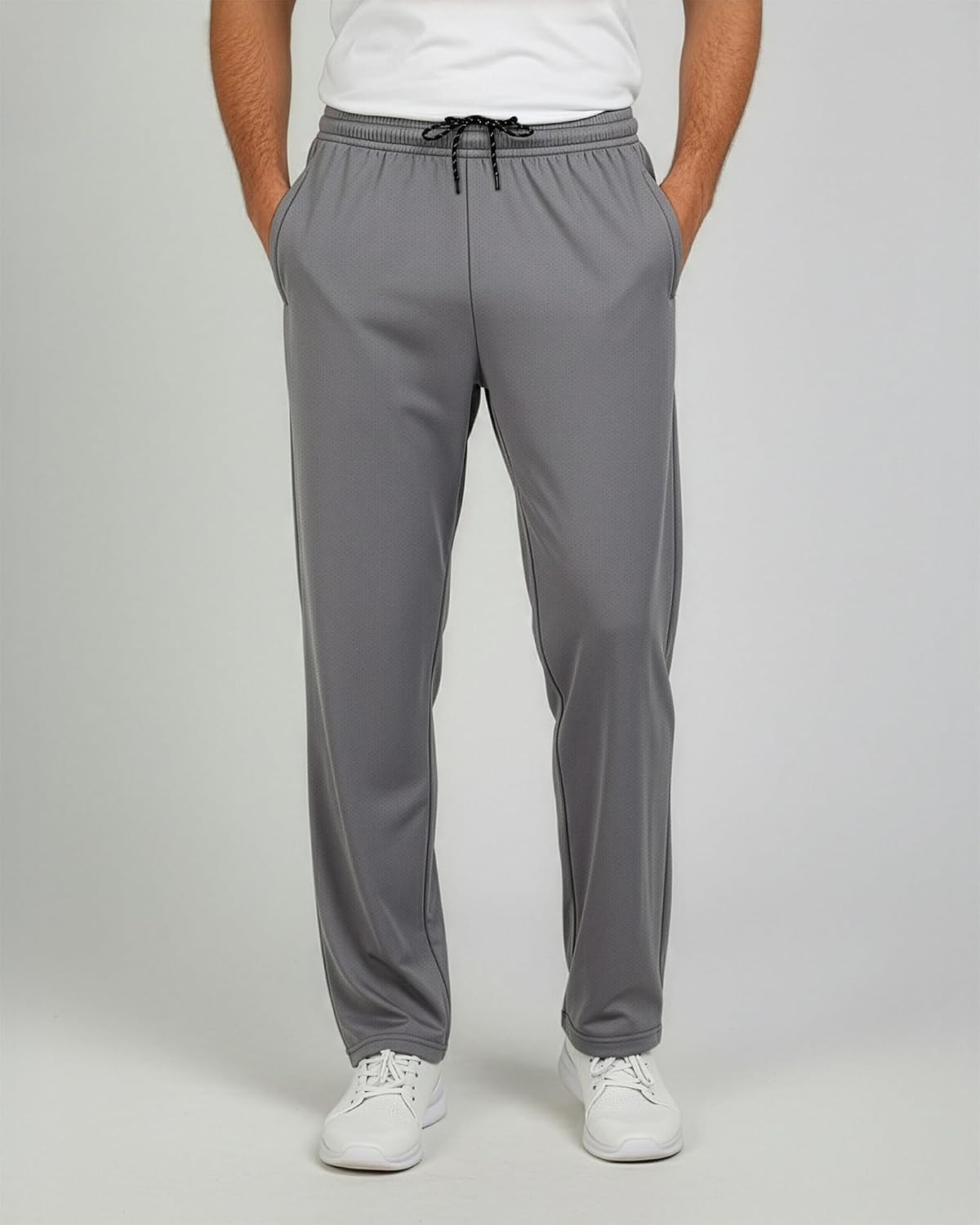 Thumbnail 1 de Real Essentials 3 Pack: Men's Mesh Open Bottom Sweatpants (Big & Tall)