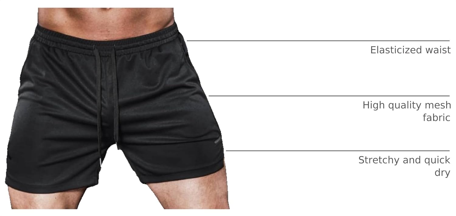 Thumbnail 3 de COOFANDY Men's Workout Shorts 5-Inch