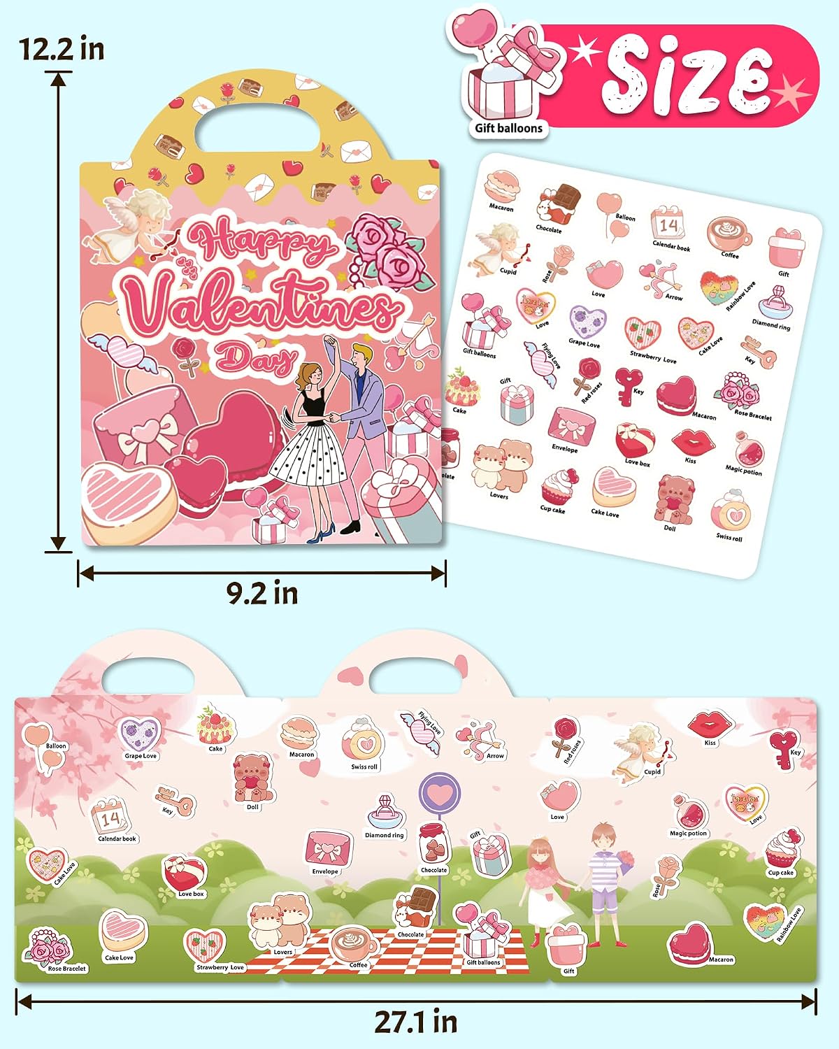 Thumbnail 5 de Benresive Reusable Sticker Book 3+