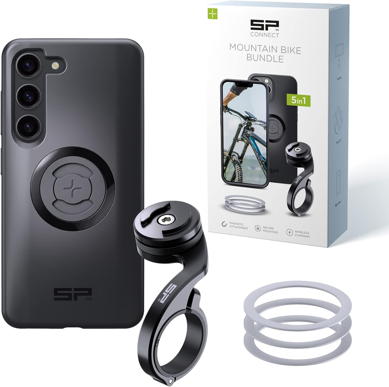 Detalle de SP CONNECT Mountain Bike Bundle SPC+ per Samsung S23: Custodia + Supporto Manubrio MTB