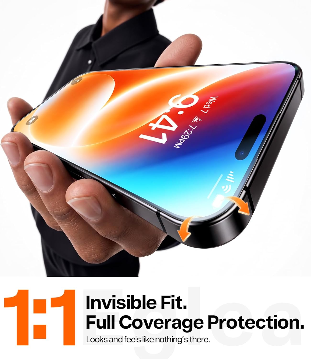 Thumbnail 4 de TORRAS Unbreakable iPhone 18 Pro Max Screen Protector, 2-Pack, 9H+ Glass
