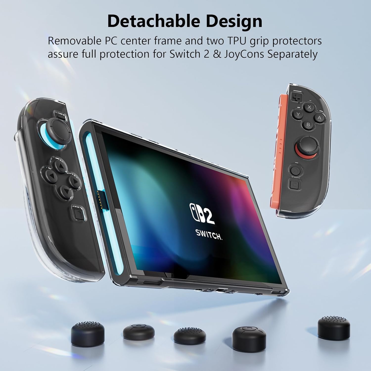 Thumbnail 3 de HEYSTOP Custodia per Nintendo Switch 2 con vetro temperato 9H