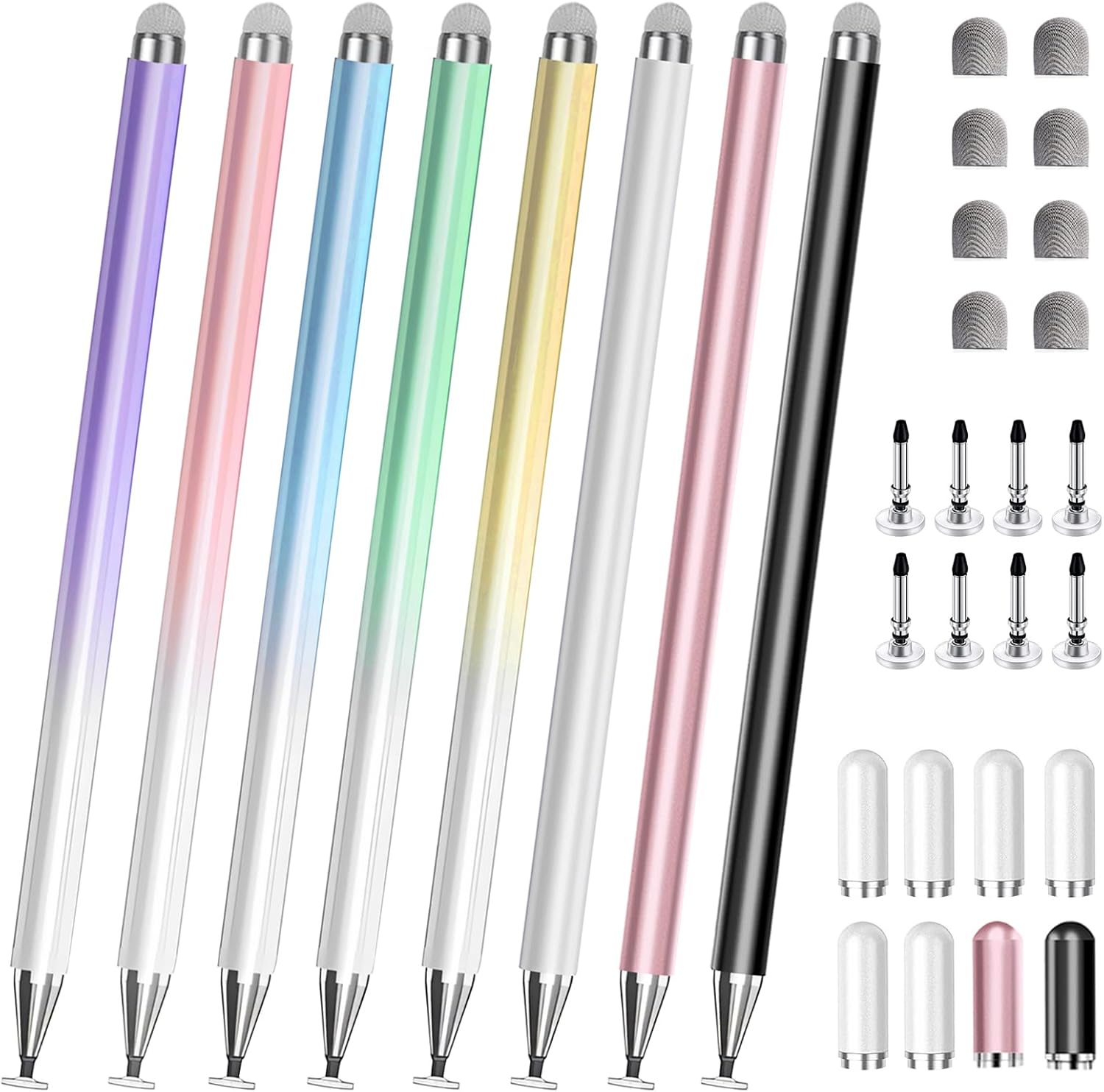 Thumbnail 6 de Tablet Stift Stylus Pen 2-in-1 – 3er-Pack Blau, Pink, Lila – Universal Eingabestift für Touchscreen