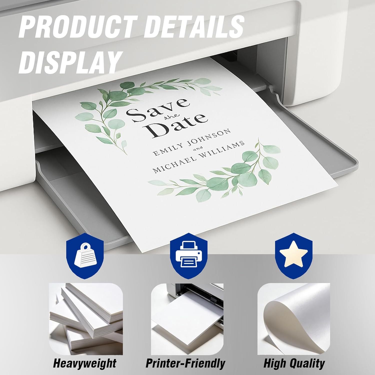 Detalle de WritePads cardstock-index 110 lb Index Cardstock, 8.5 x 11 Inches, 100 Sheets