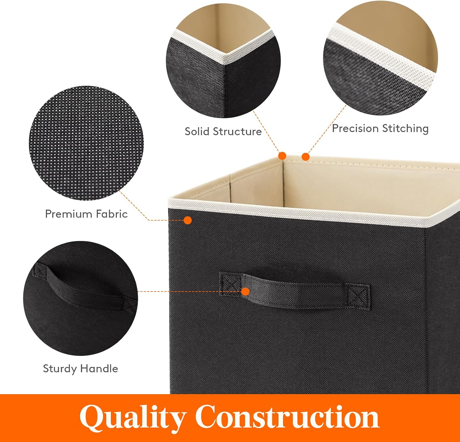 Detalle de Lifewit 11" Fabric Storage Cube 12-Pack
