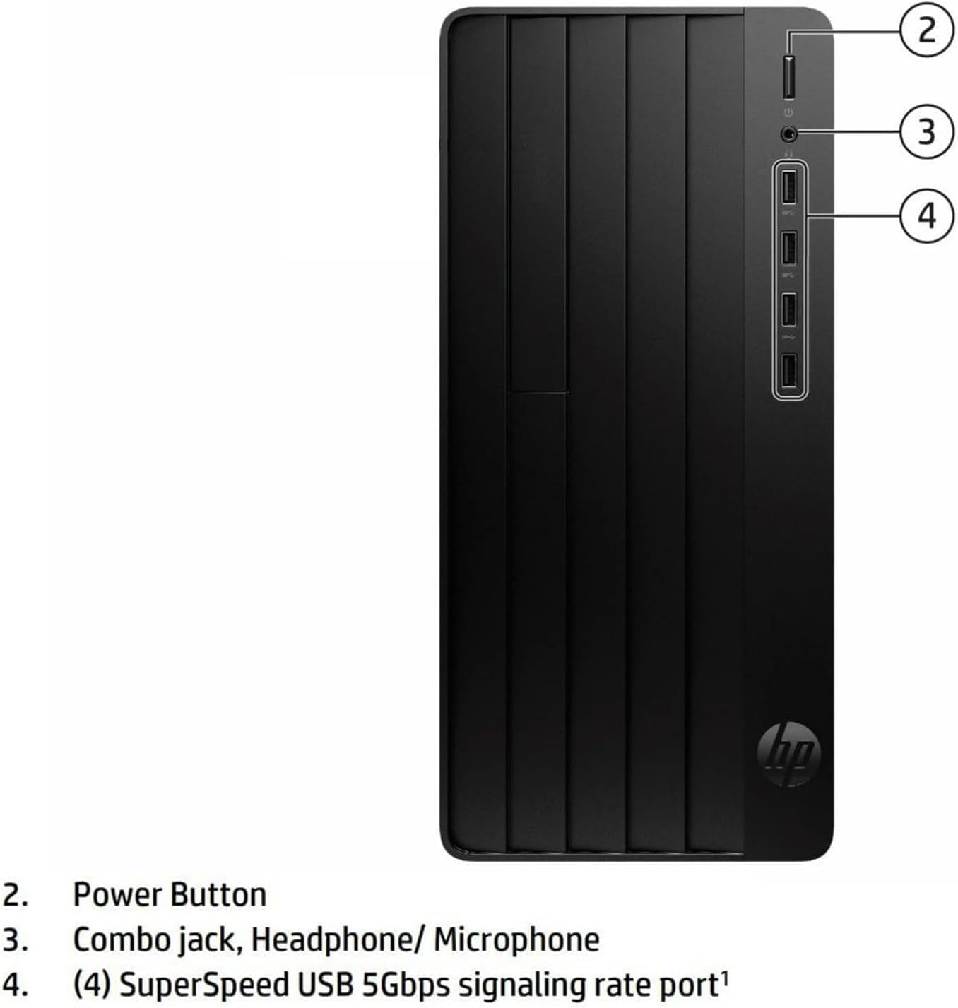 Detalle de HP Desktop Computer Tower with Intel Core i5-12500