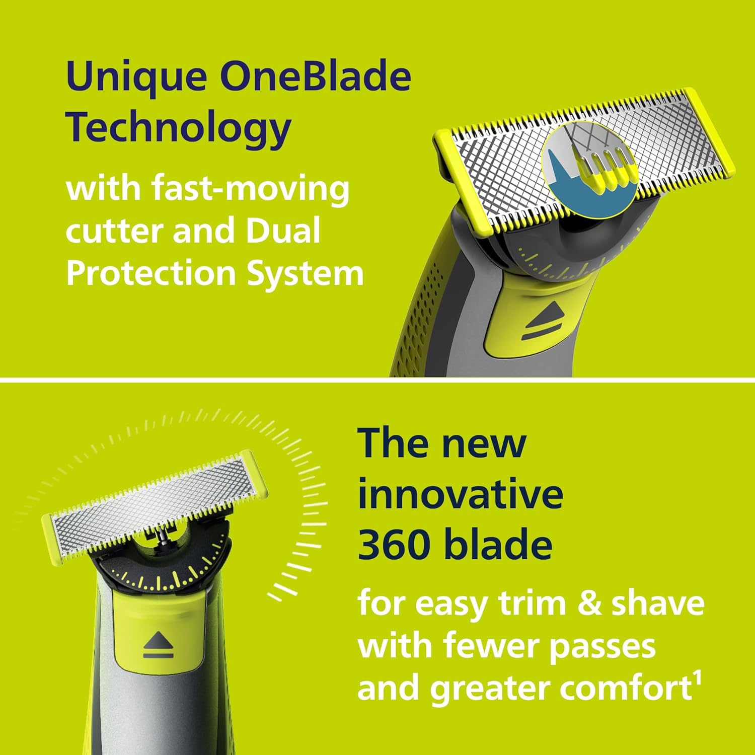 Thumbnail 4 de Philips OneBlade 360 Face hybrid shaver 8-month supply 🪒