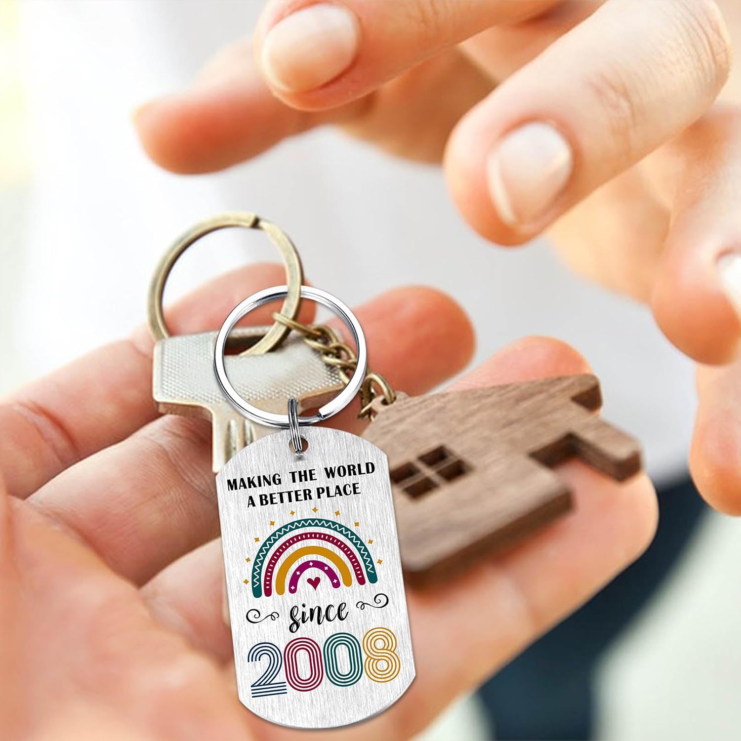 Thumbnail 6 de EE&YU Daughter Birthday Keyring – 18th, 21st, 30th and 40th Birthday Gift Accessory