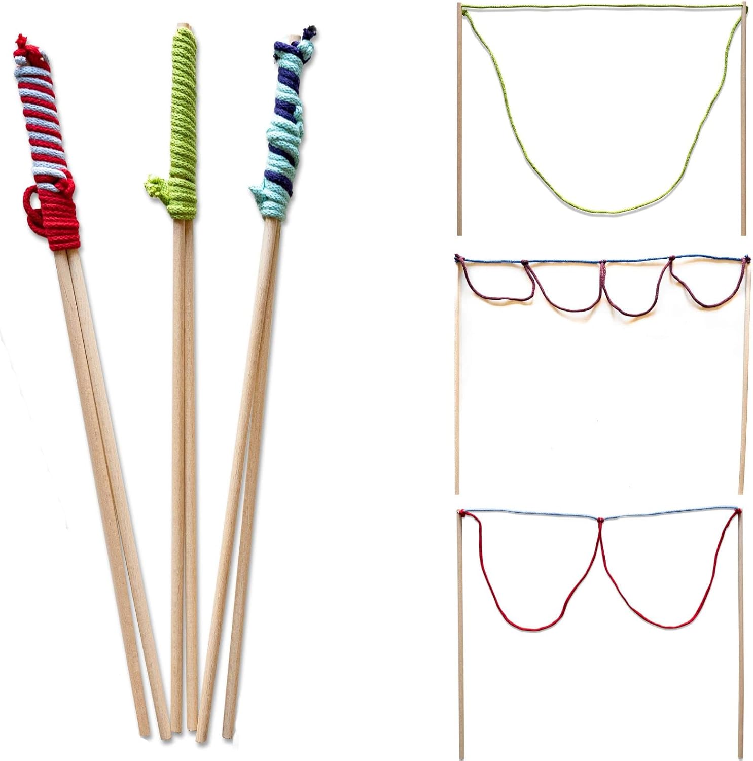 Thumbnail 3 de Bubble Brothers Riesenseifenblasen Set – 3 Holz Seifenblasenstäbe, 50 cm, inklusive 3 Stile