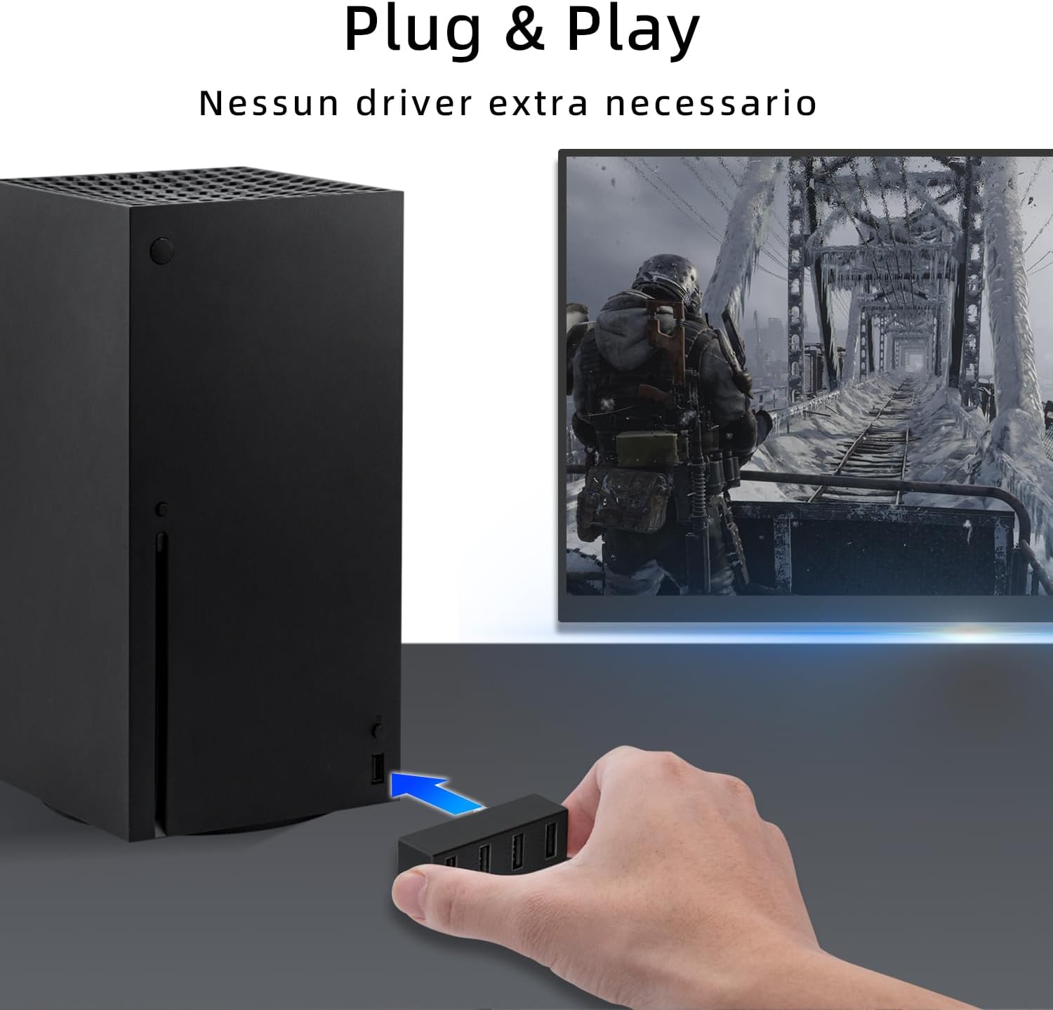 Thumbnail 4 de Mcbazel Hub USB 2.0 4 porte per Xbox Series X/S