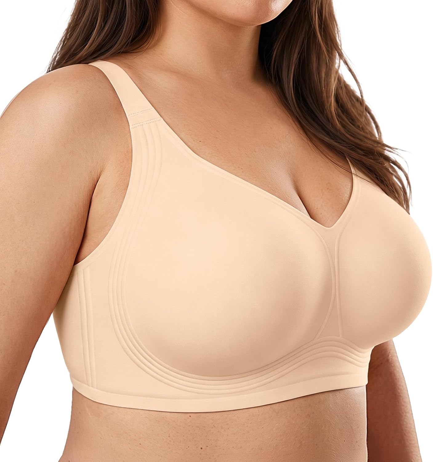 Detalle de OEAK Wireless Jelly Bra, Plus Size Support
