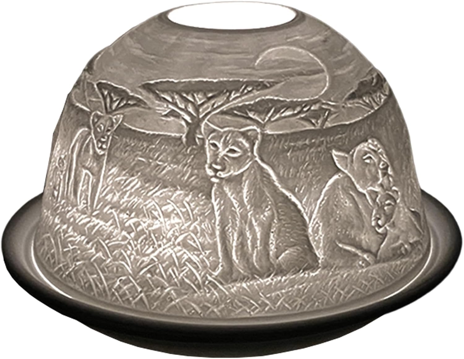Cello Porcelain Tealight Holder Dome – Lion King 3D Lithophane Design