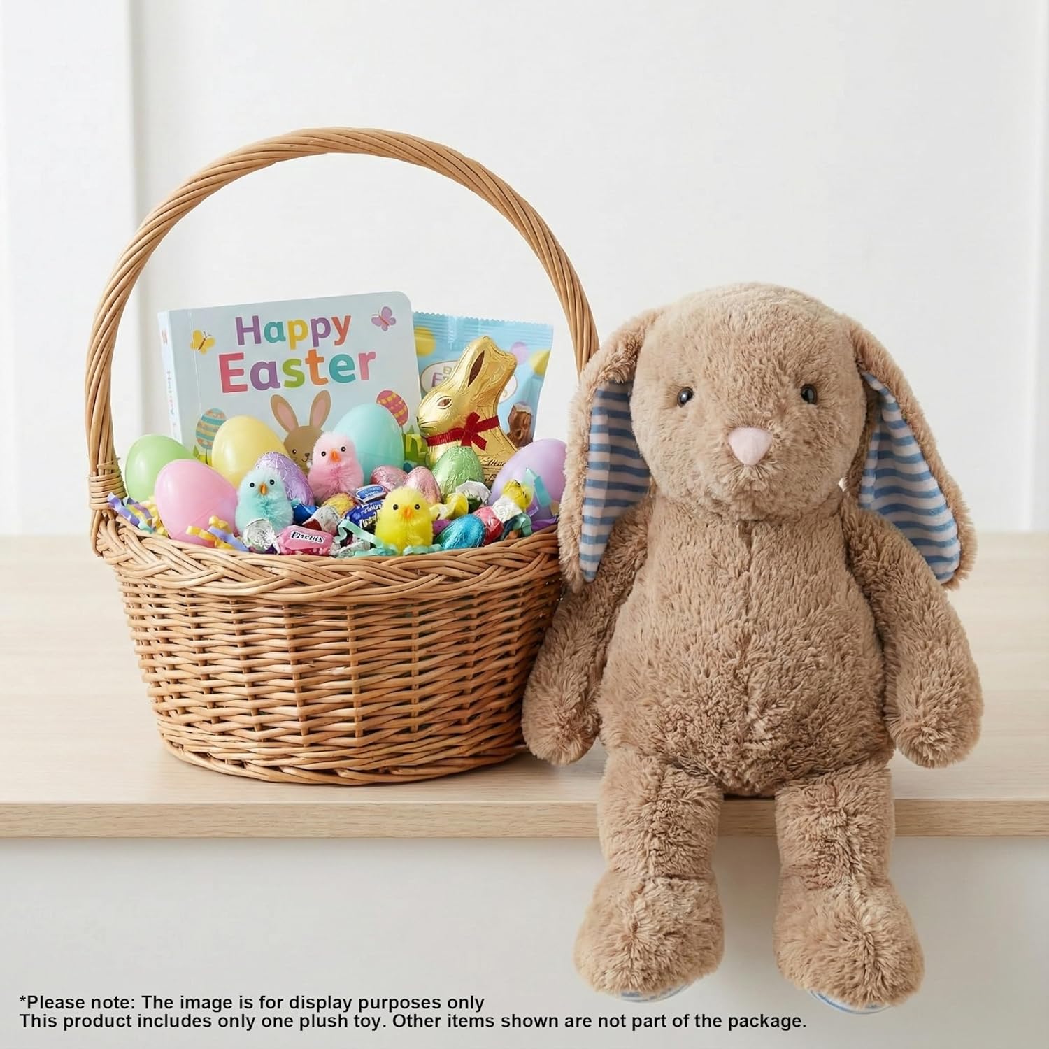 Thumbnail 2 de WEIGEDU Kuscheltier Hase als Widderkaninchen mit langen Schlappohren (Plüsch, 45 cm)