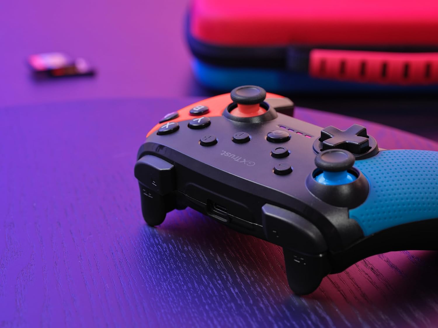 Thumbnail 6 de GXTrust Muta Manette Switch Sans Fil avec Bluetooth, Bleu/Rouge