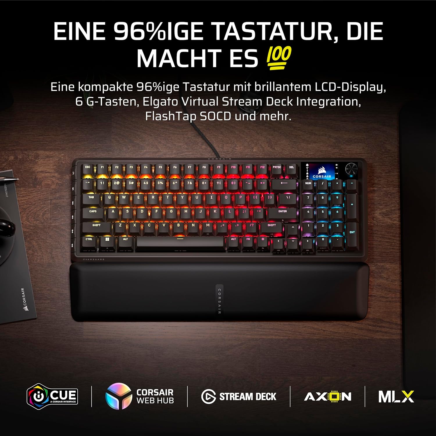 Thumbnail 1 de Corsair Vanguard 96 Tastatur 96%