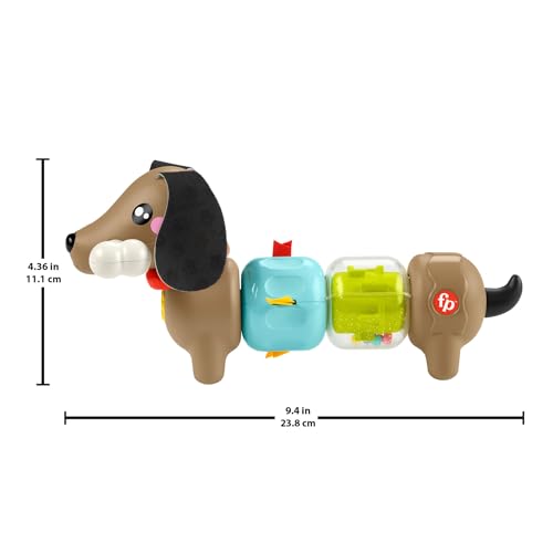 Thumbnail 5 de Fisher-Price Perrito de actividades con sonidos y giros (HTW91) para bebés a partir de 6 meses