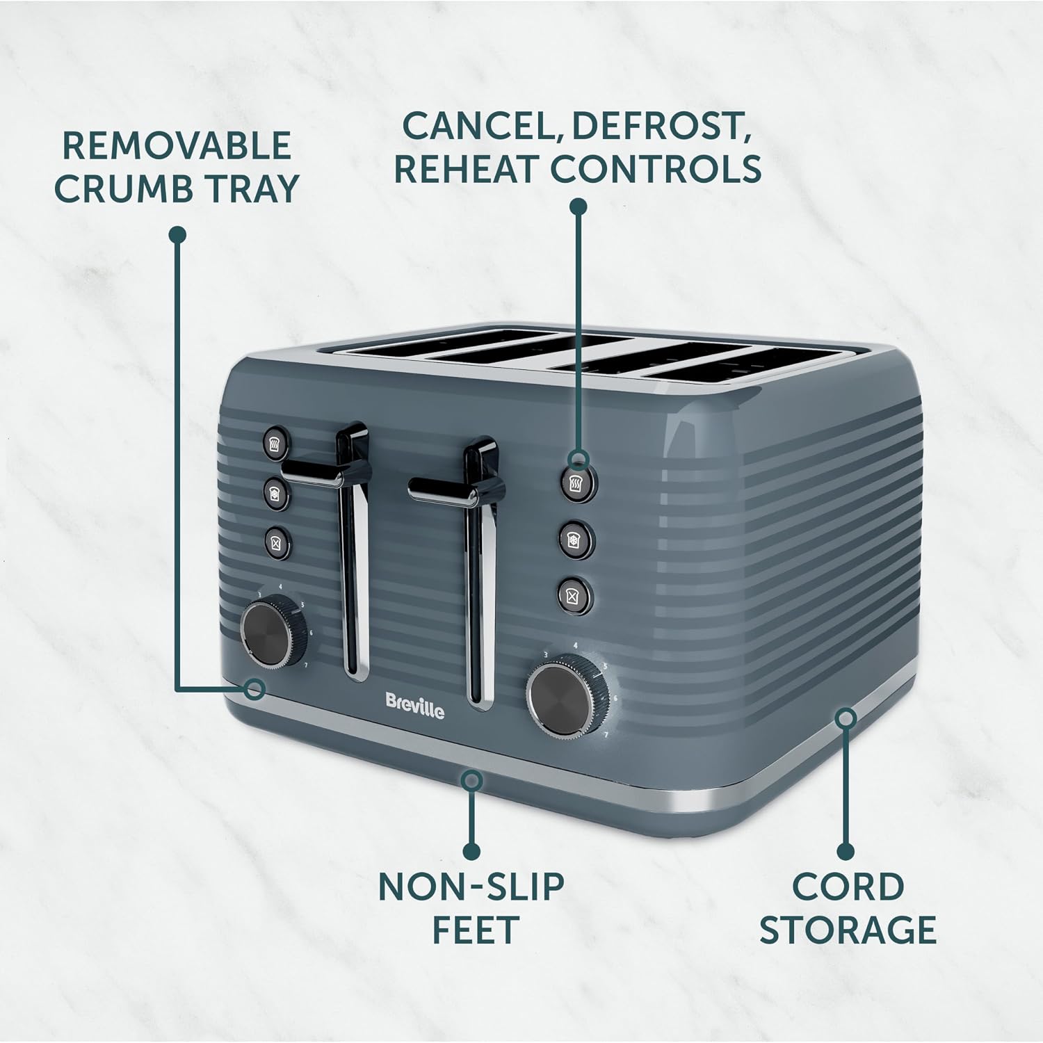 Thumbnail 4 de Breville Zen 4 Slice Toaster 4-slice 🍞