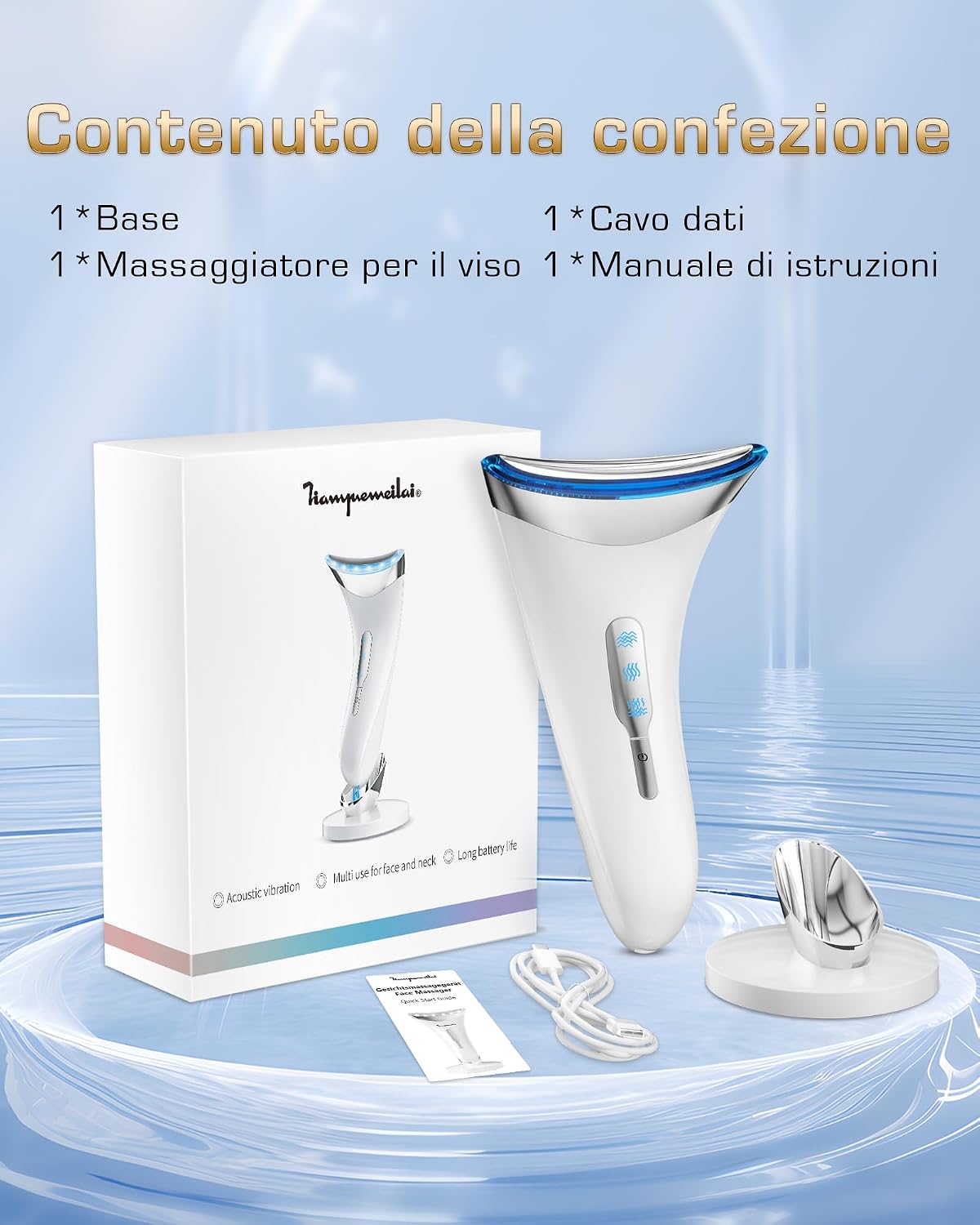 Thumbnail 6 de Massaggiatore Viso Lifting 45°C EMS