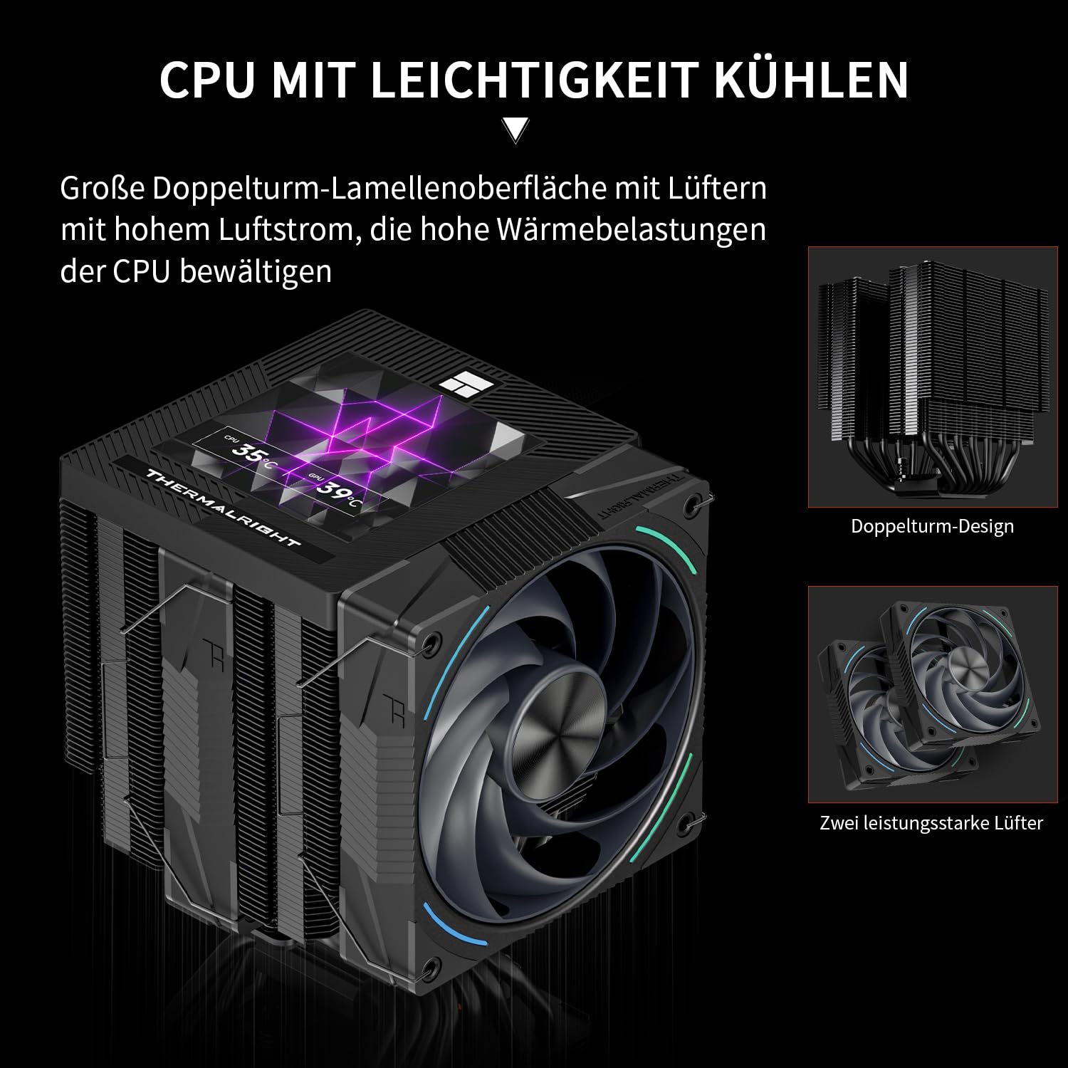 Thumbnail 4 de Thermalright TR Phantom Spirit 120 Vision EVO