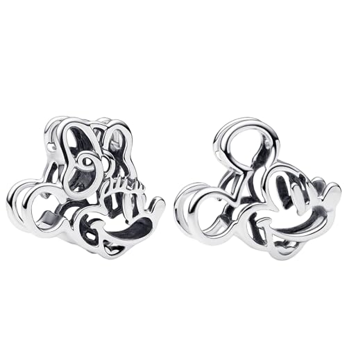 Detalle de HAEPIAR Cute Mouse 925, charm para pulsera