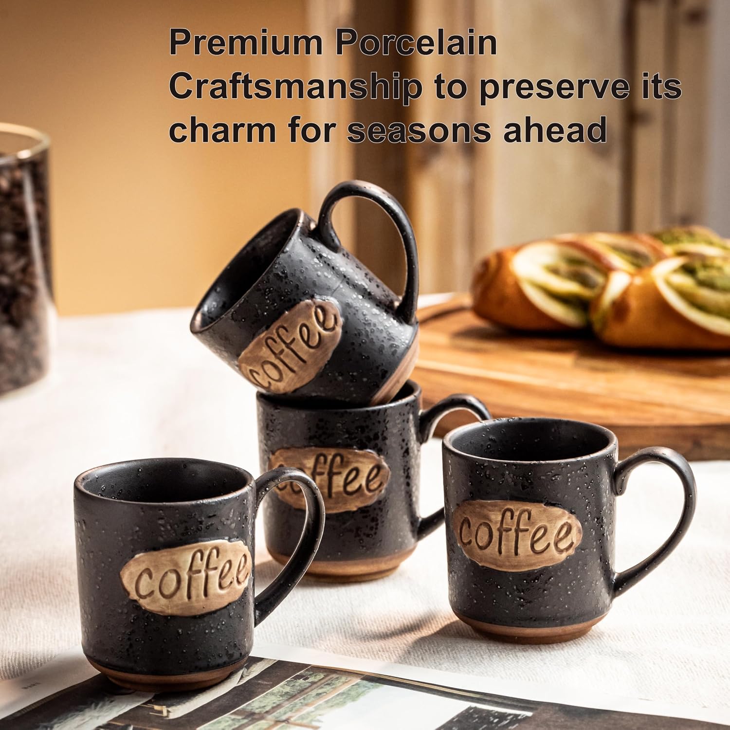 Thumbnail 5 de LYEOBOH Espresso Cups 3 oz set of 6