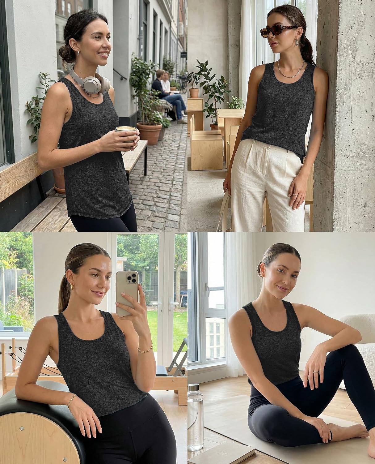 Detalle 2 de Wayleb Canotta Sportiva Donna S-3XL 🧘♀