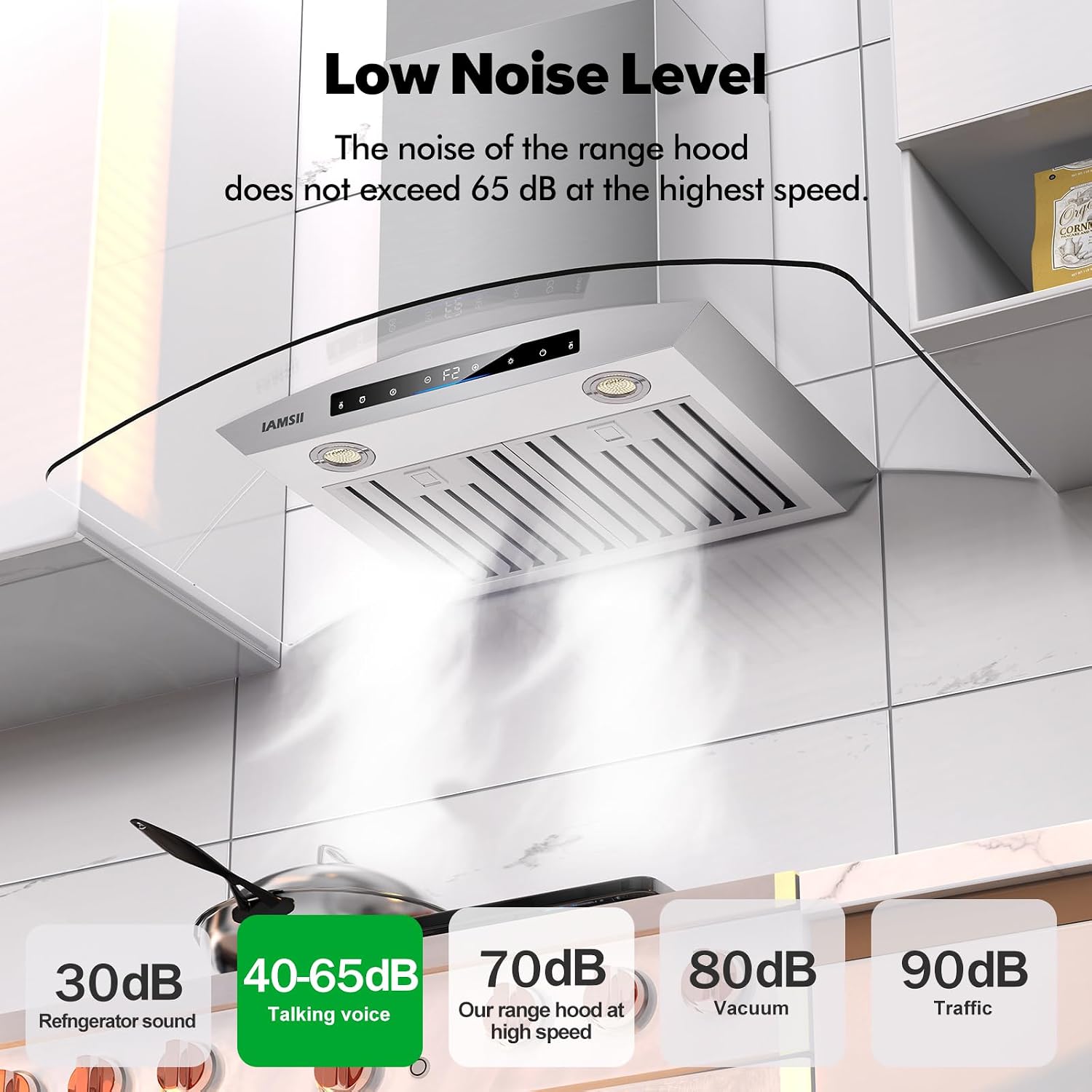 Thumbnail 4 de Wall-Mount Range Hood, 30-Inch