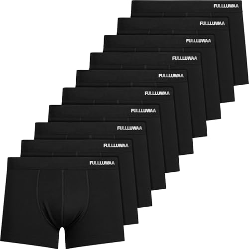 Detalle de Fullluwaa Mens Boxers Cotton 10 Pack – Breathable, Soft and No Scratch Comfort
