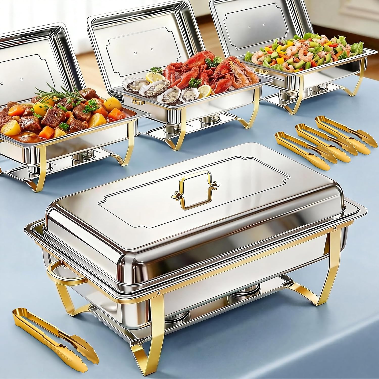 Detalle de POWERFUEL Chafing Dish Set, 11QT