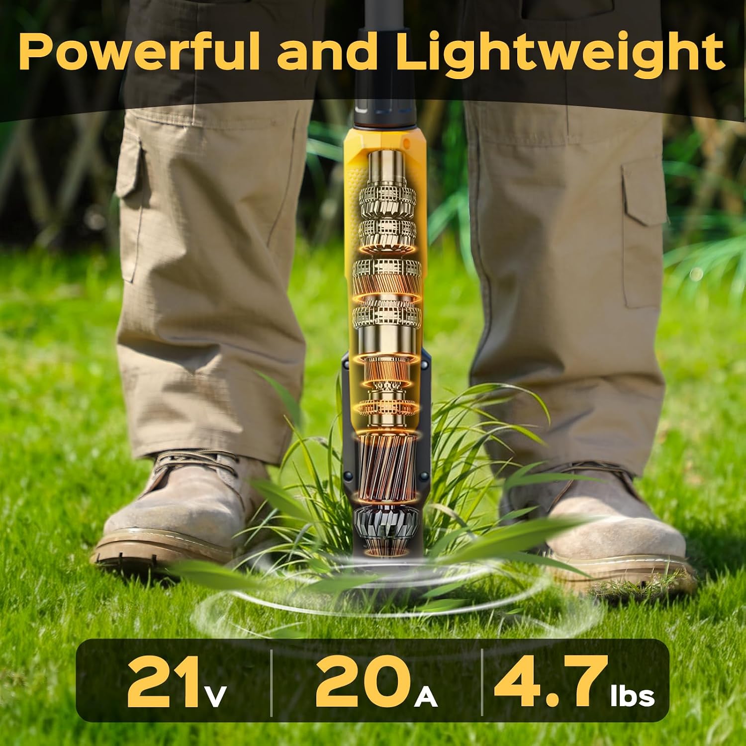 Detalle de DIAINSKY Electric Weed Puller, 21V