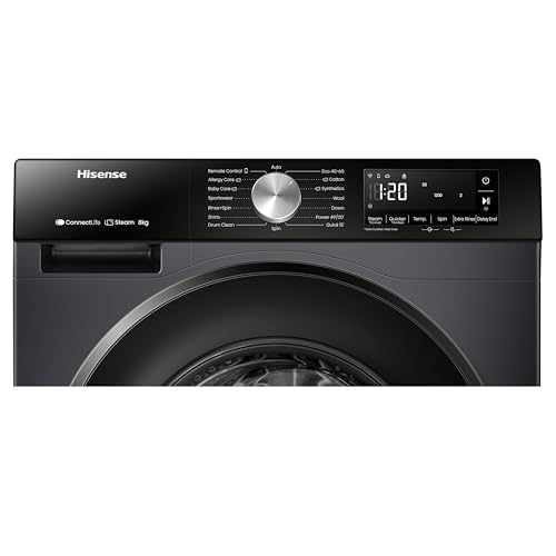 Thumbnail 15 de Hisense 3S WF3S8043BB3 8kg Front Load Washer with Inverter, Steam Wash and App Control