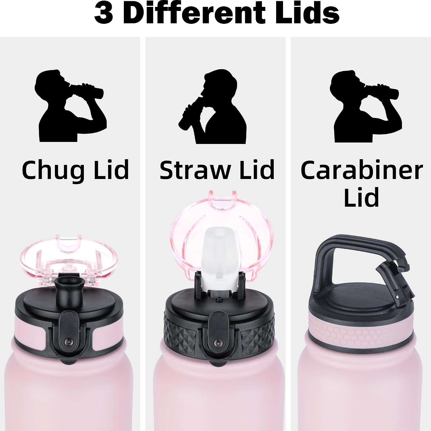 Thumbnail 1 de Oldley Insulated Water Bottle 20 oz straw bottle 💧