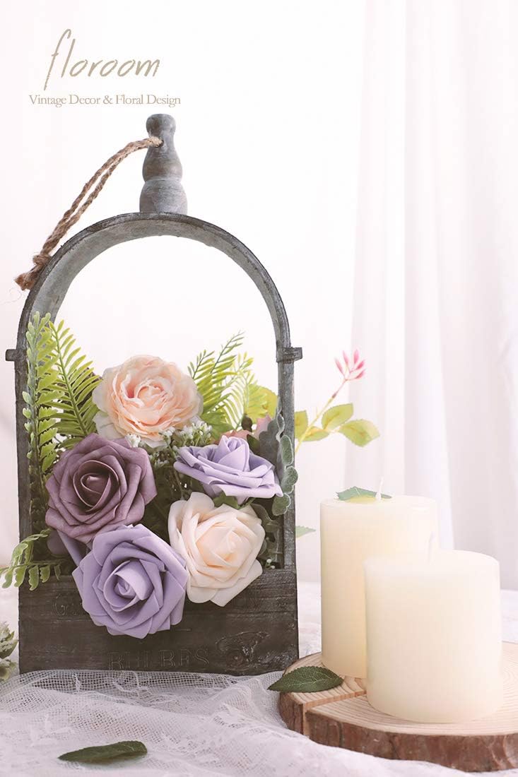 Thumbnail 2 de Floroom 50pcs Real Looking Cream Foam Roses with Stems – DIY Wedding & Event Floral Pack