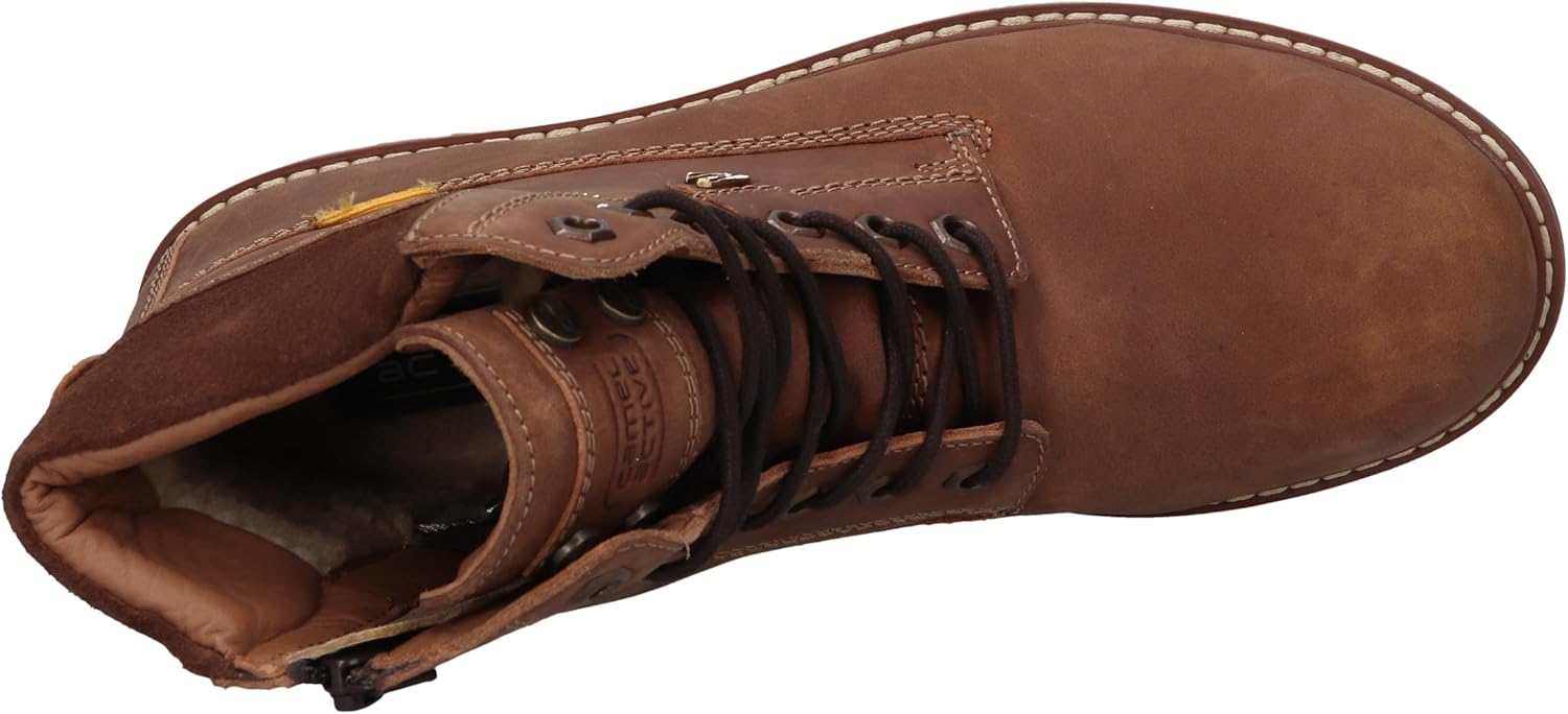 Detalle de camel active Damen Mode-Stiefel 57trs01 – Cognac, wasserabweisend und robust